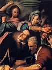 Christ Canvas Paintings - Christ Driving The Money Changers From The Temple